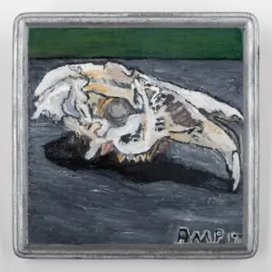 Green Skull 4x6 Print